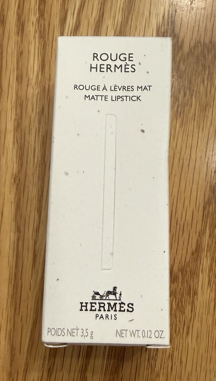 Hermès Rouge Hermès Matte Lipstick 68 Rouge Bleu Mat Full Size NIB w/ Box